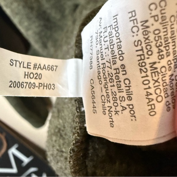 Men’s J Crew Marled Fleece Half Zip Pullover Green Size Medium - Picture 6 of 6